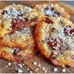 crispy brown butter chocolate chip cookies - featured image