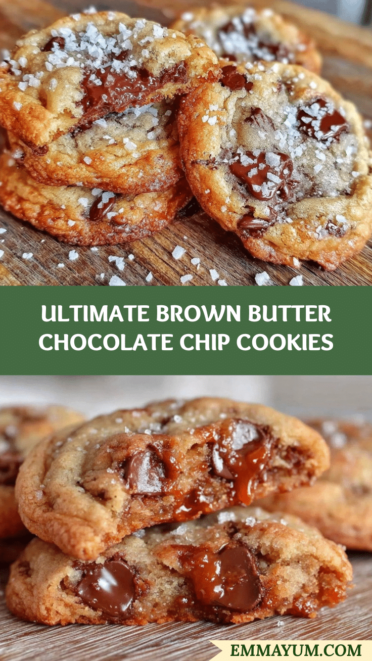 crispy brown butter chocolate chip cookies recipe