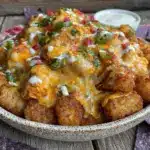 crispy buffalo chicken totchos - featured image