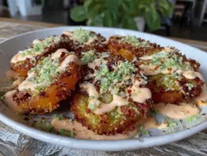 crispy fried green tomatoes - featured image