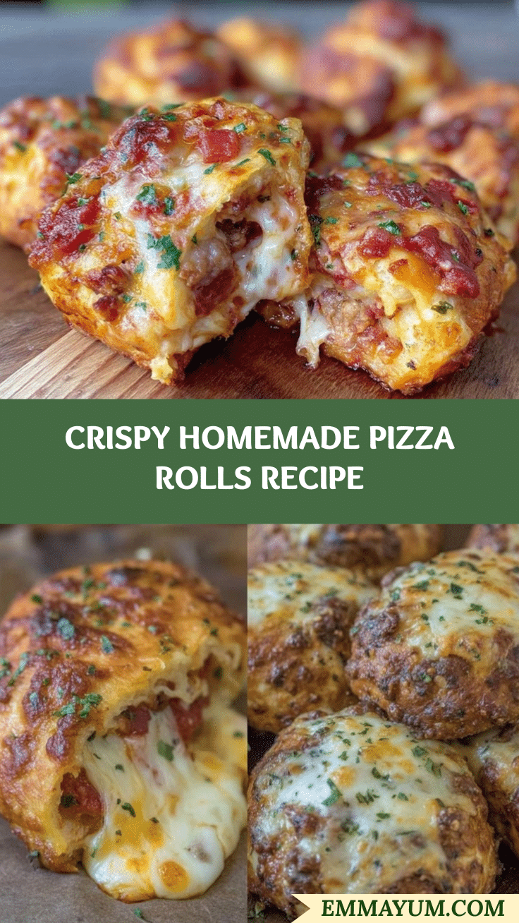 crispy homemade pizza rolls recipe
