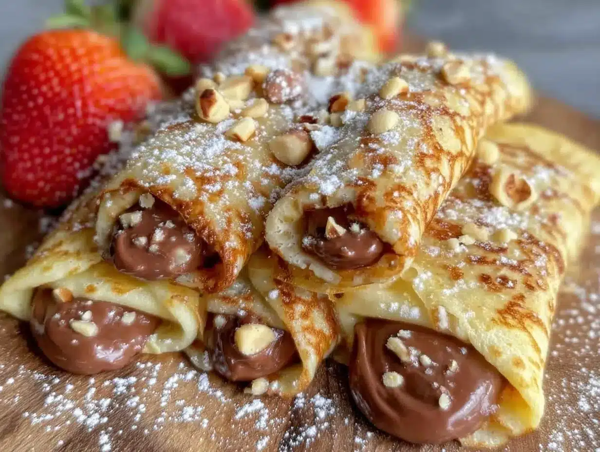 crispy love letter crepes preparation steps