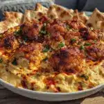 crispy nashville hot chicken dip - featured image
