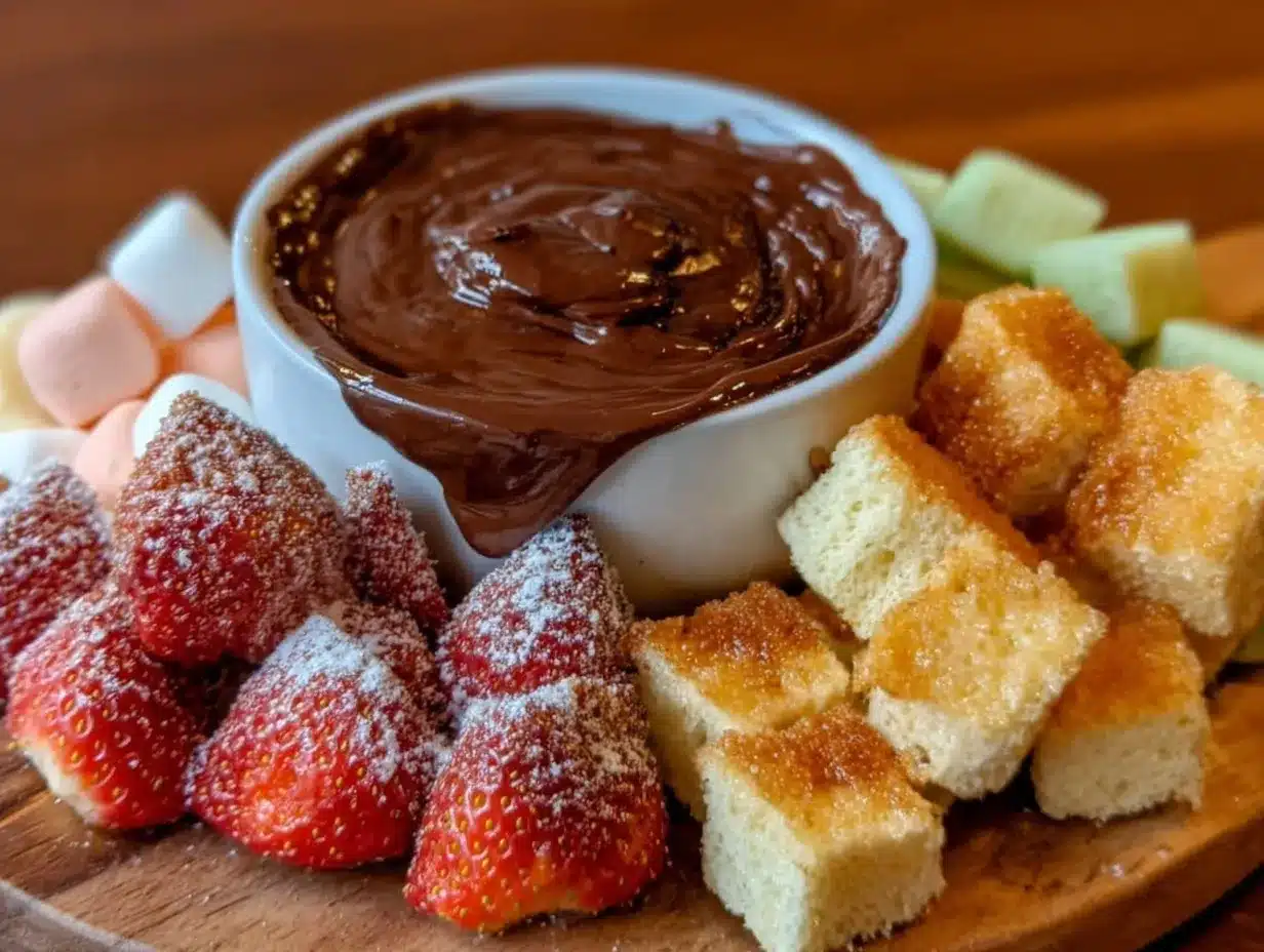 decadent chocolate fondue recipe preparation steps