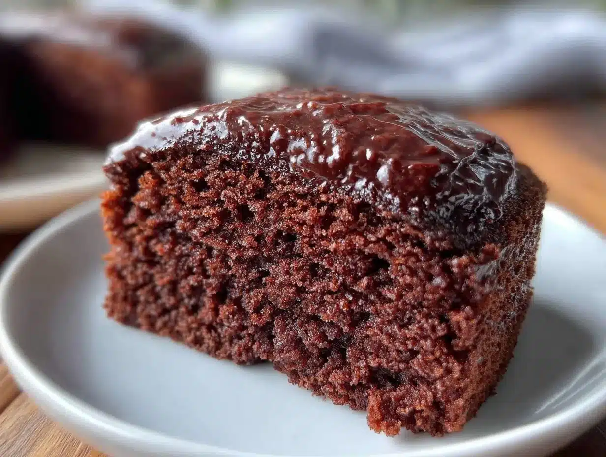 Depression Era Chocolate Cake No Eggs preparation steps