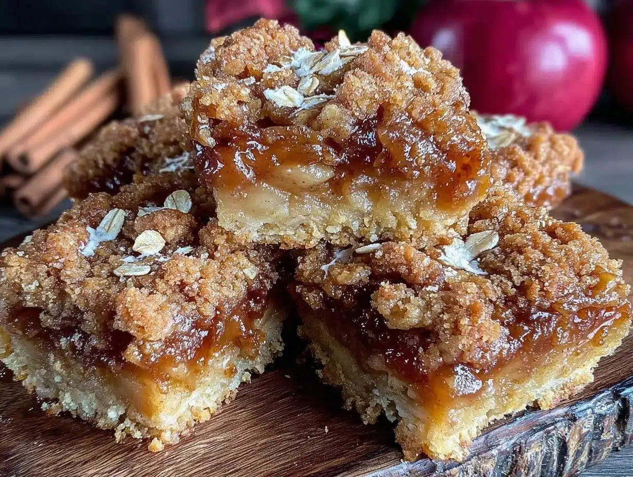easy apple crumble bars preparation steps
