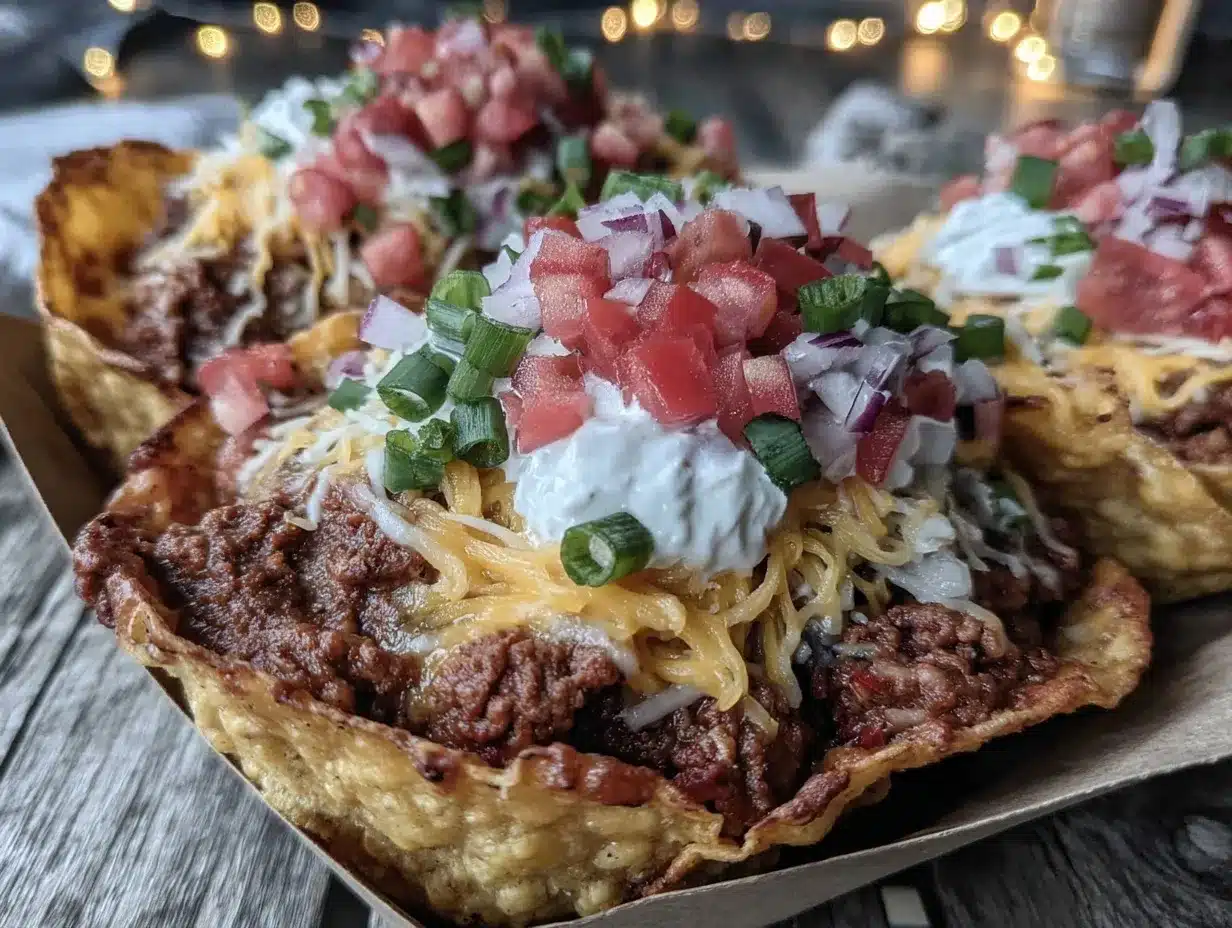 easy cheesy walking tacos preparation steps