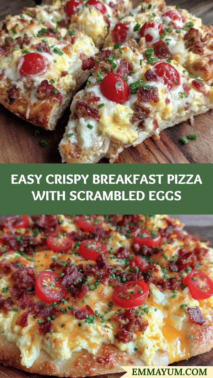 easy crispy breakfast pizza recipe