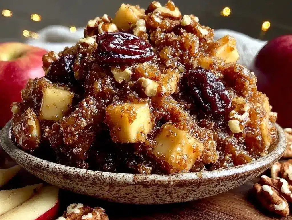 easy fresh apple walnut charoset recipe - featured image