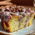 easy one-bowl cinnamon coffee cake - featured image