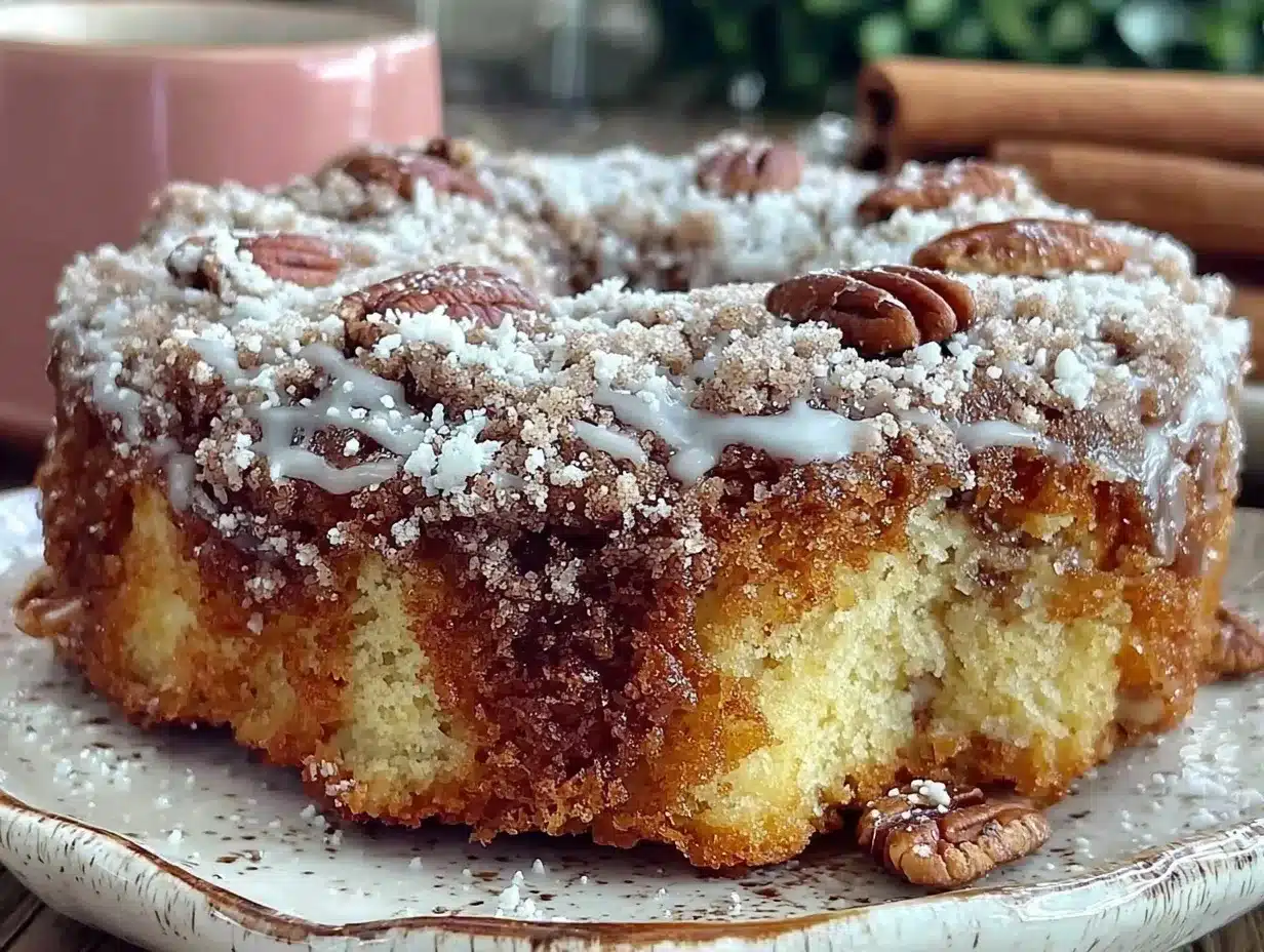 easy one-bowl cinnamon coffee cake preparation steps