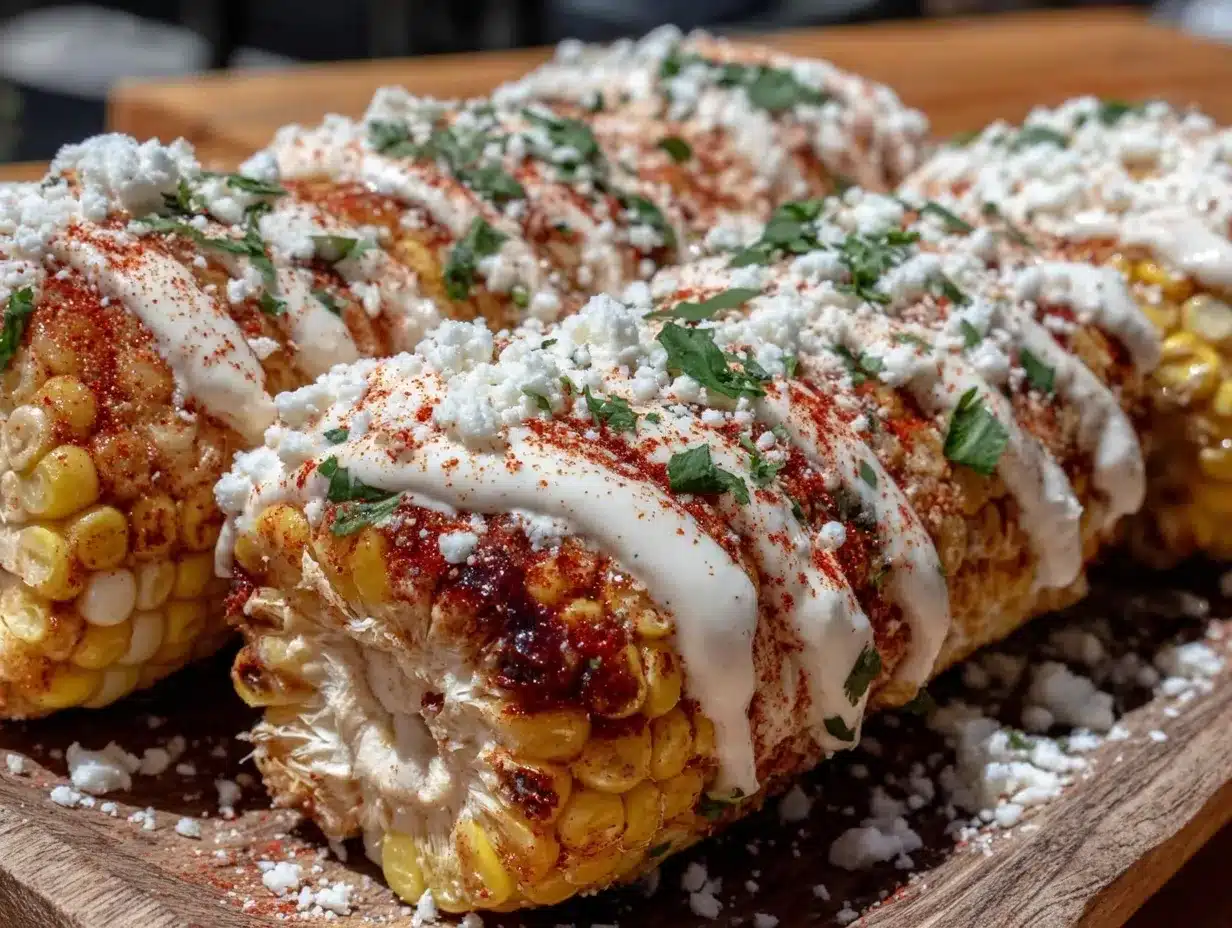 flavorful elote Mexican street corn recipe preparation steps