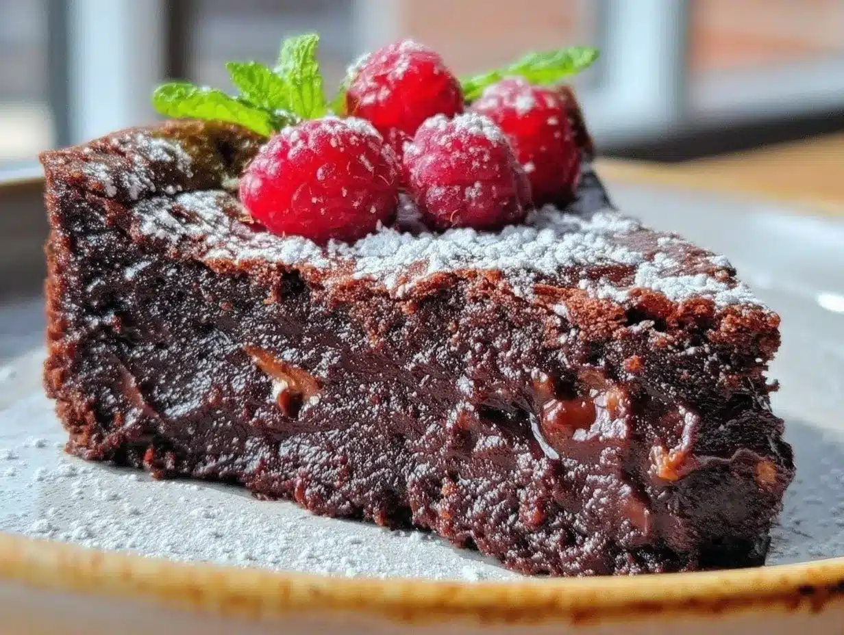 flourless chocolate cake recipe preparation steps