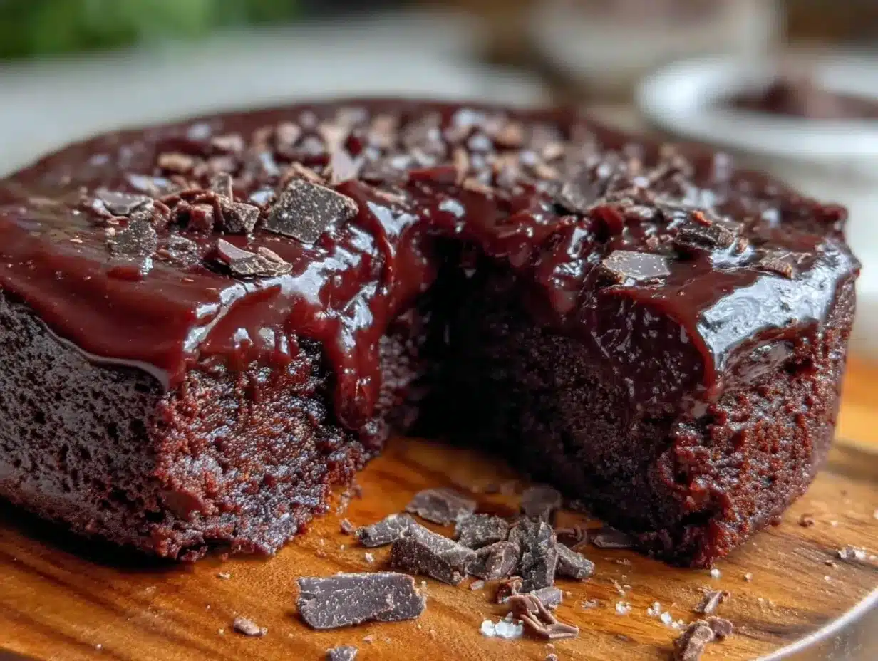 flourless chocolate cake recipe preparation steps