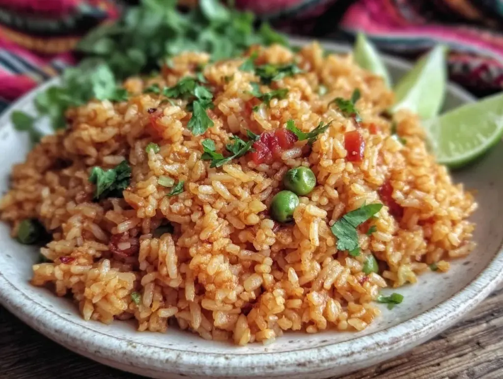fluffy authentic mexican rice recipe - featured image