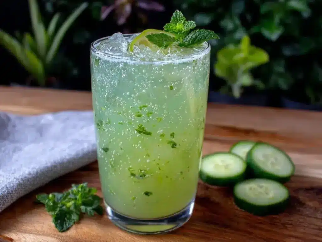 fresh cucumber mint agua fresca - featured image