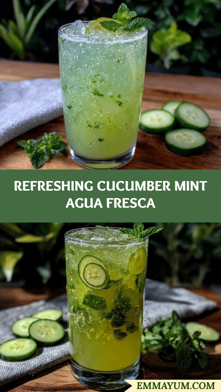 fresh cucumber mint agua fresca recipe