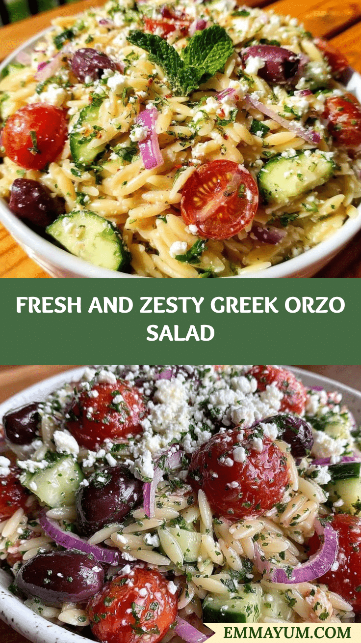 fresh greek orzo salad recipe