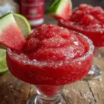 frozen watermelon margaritas - featured image