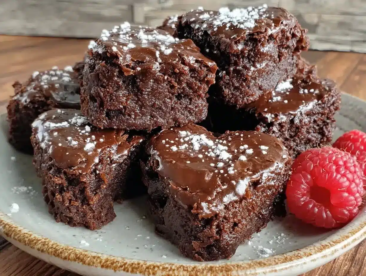 fudgy heart shaped brownie bites preparation steps