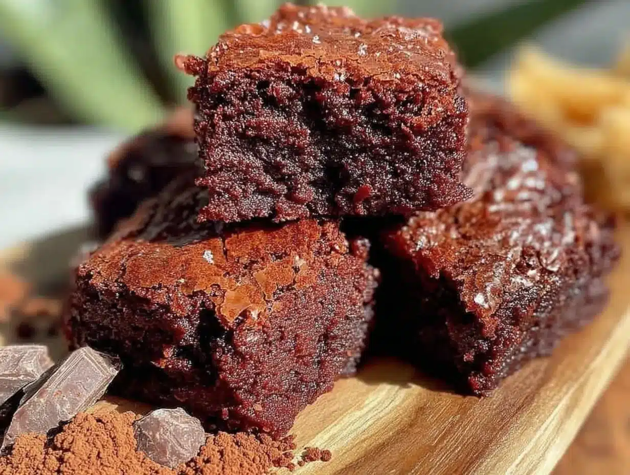 fudgy one-bowl brownies preparation steps