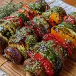 grilled vegetable skewers - featured image