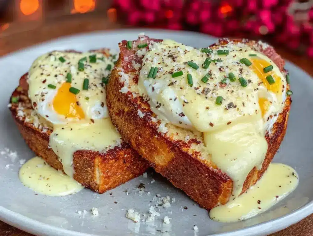 heart shaped eggs benedict - featured image