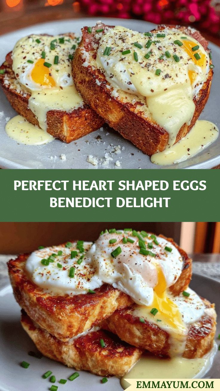 heart shaped eggs benedict recipe