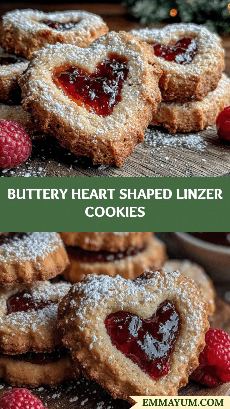 heart shaped Linzer cookies recipe recipe
