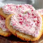 heart shaped sugar cookies - featured image