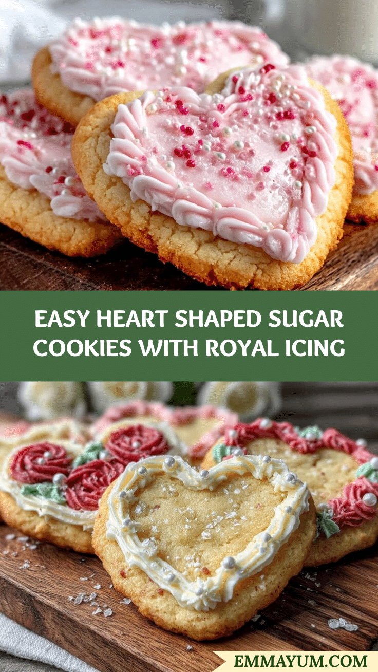 heart shaped sugar cookies recipe