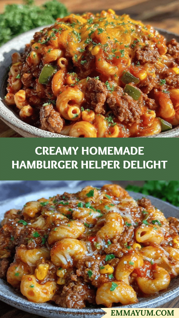 homemade hamburger helper recipe