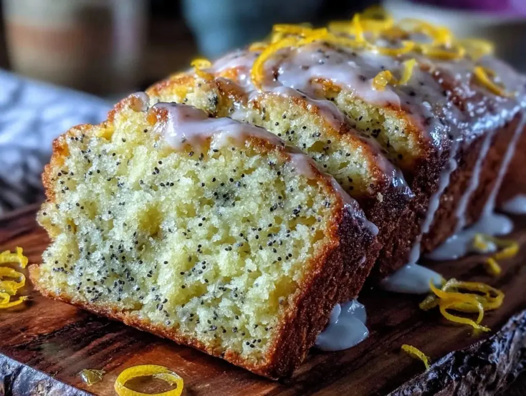 lemon poppy seed loaf - featured image