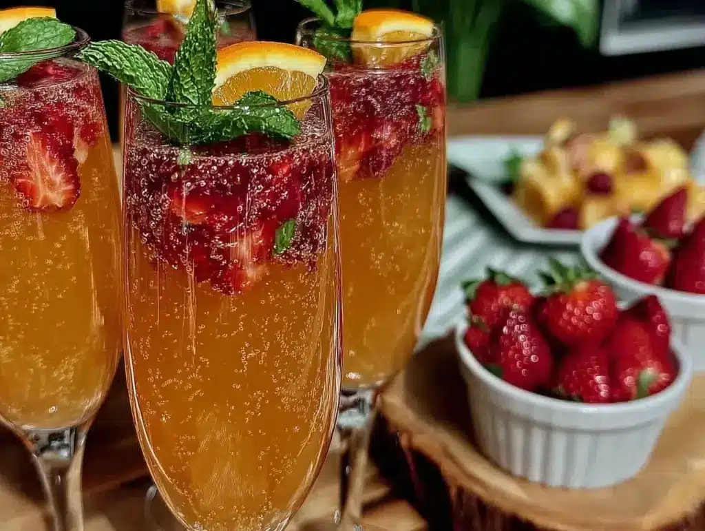 mimosa bar setup - featured image