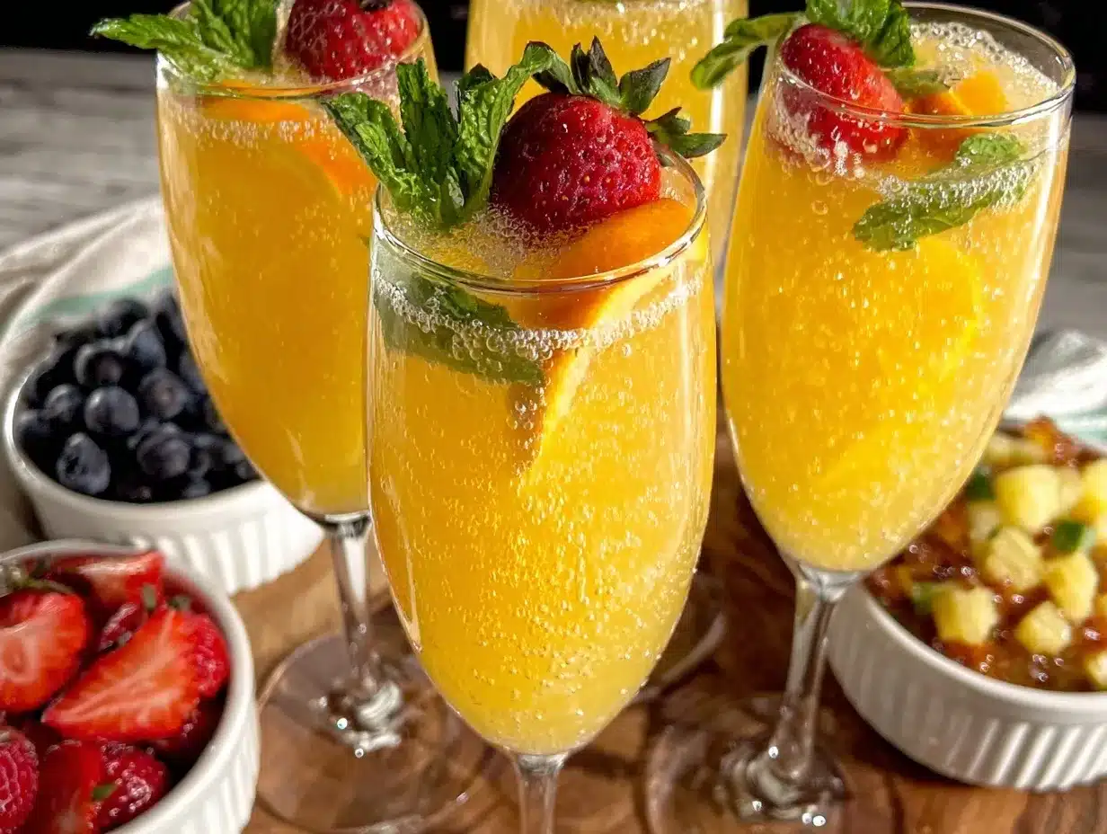 mimosa bar setup preparation steps