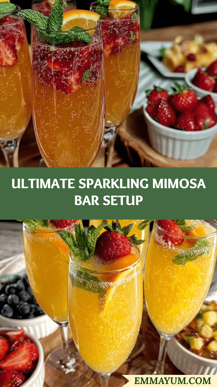 mimosa bar setup recipe