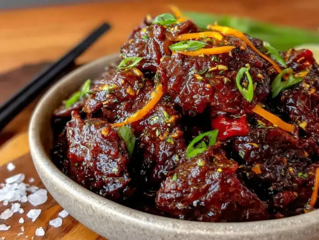 mongolian ground beef recipe - featured image