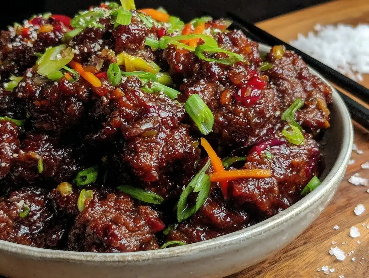 mongolian ground beef recipe preparation steps