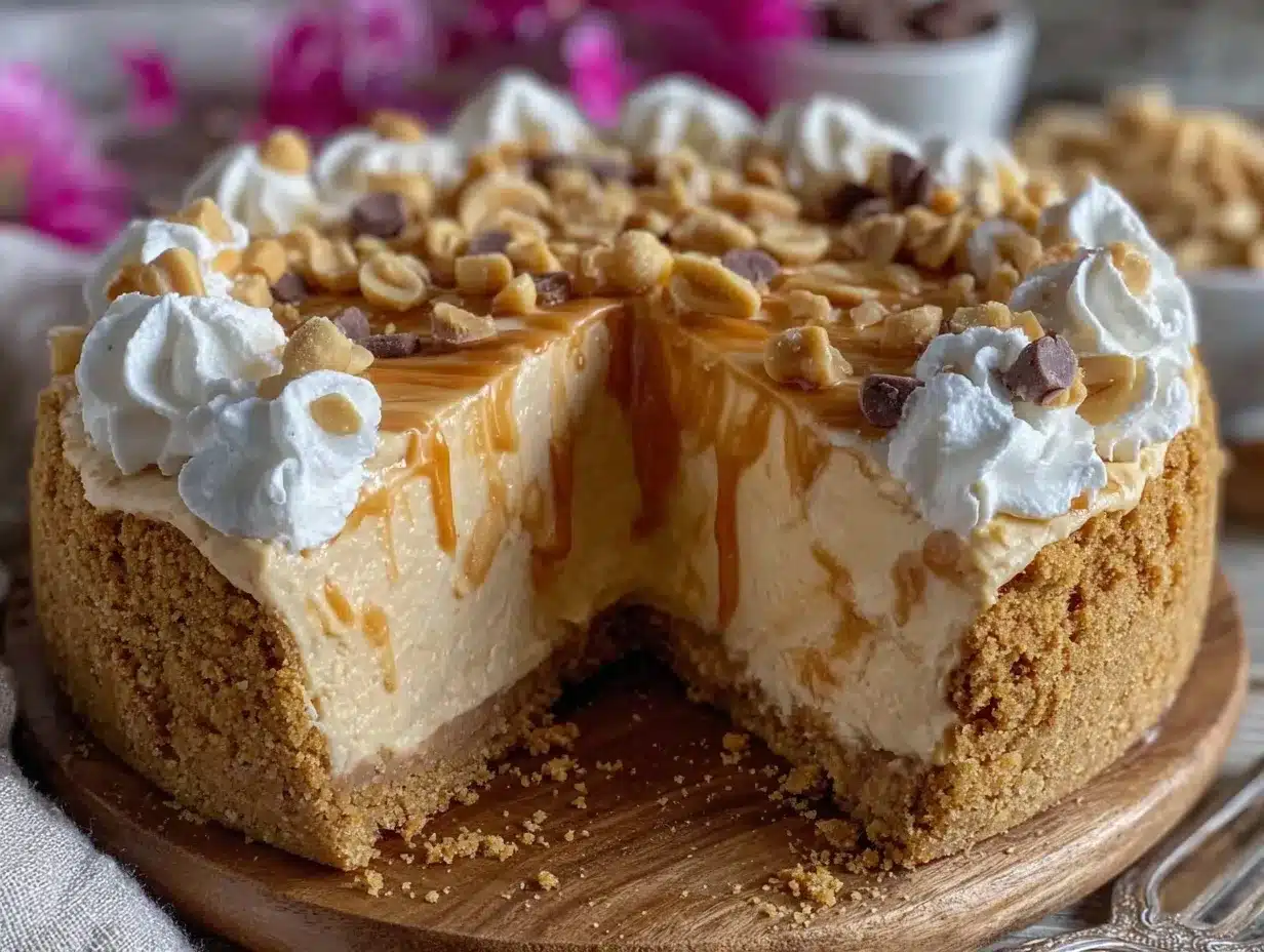 no-bake peanut butter pie preparation steps