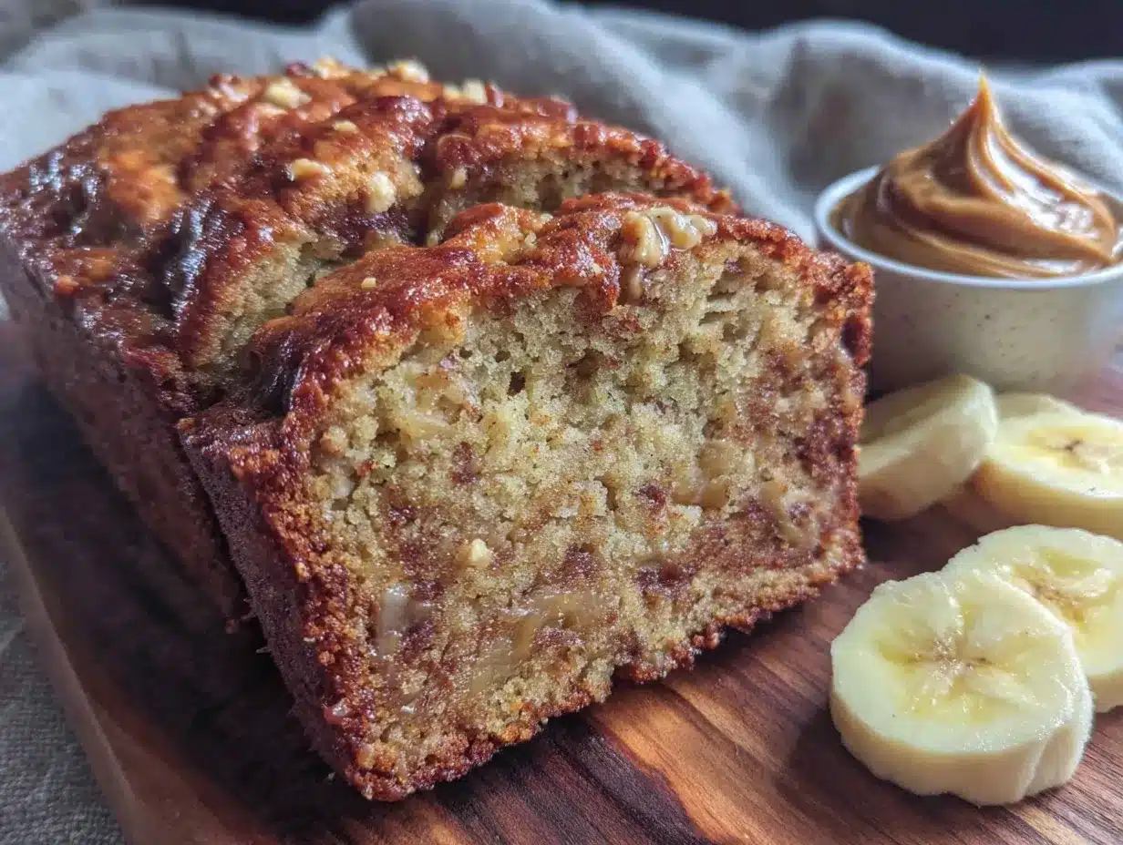 peanut butter banana bread preparation steps