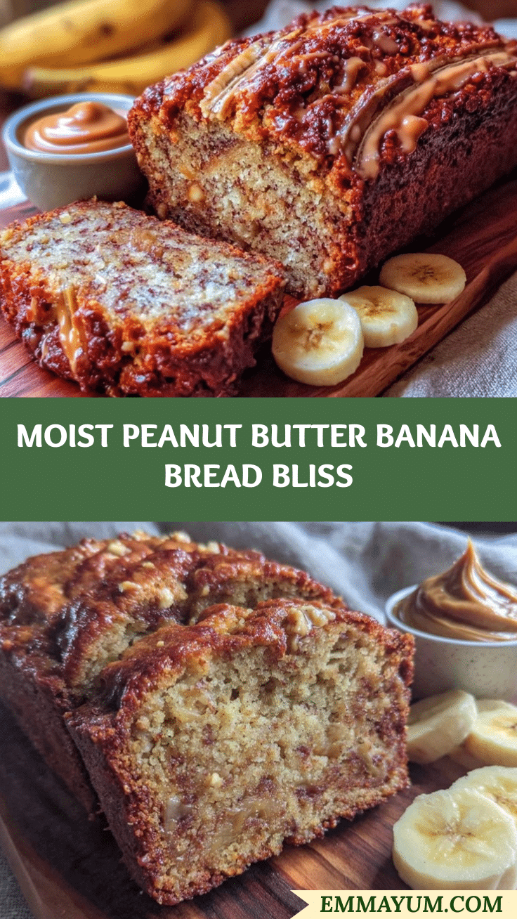 peanut butter banana bread recipe