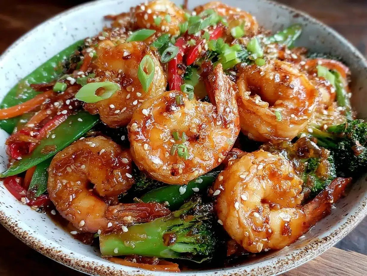 quick 20-minute shrimp stir fry preparation steps