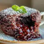 Quick Gooey Chocolate Lava Mug Cake - featured image