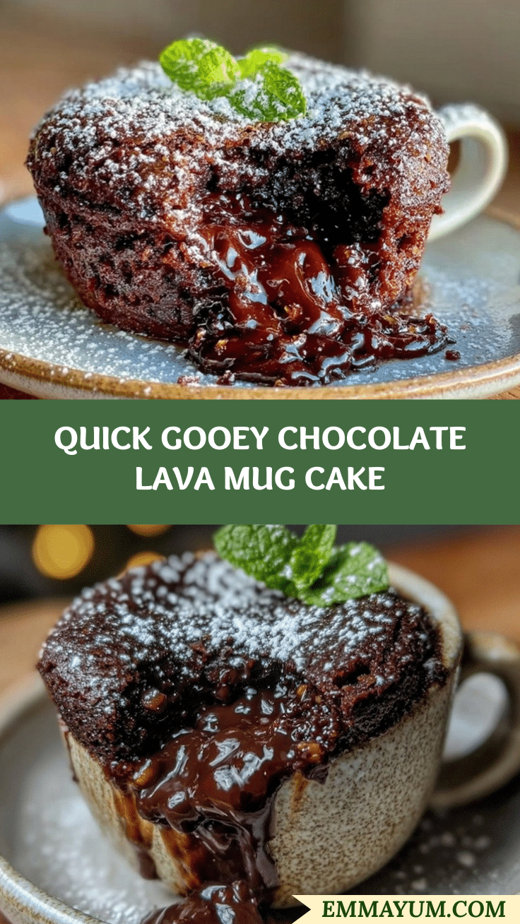 Quick Gooey Chocolate Lava Mug Cake recipe
