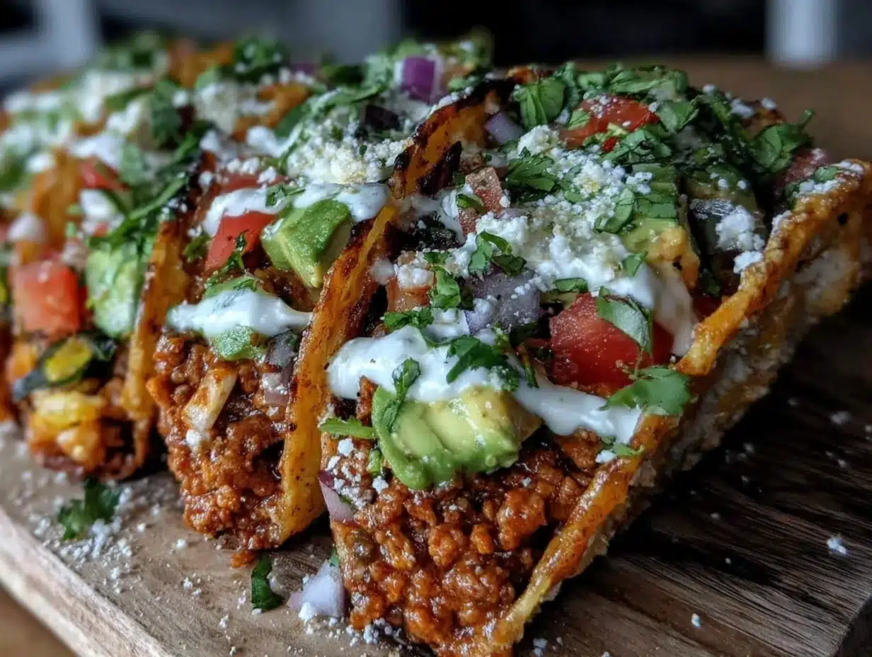 quick ground turkey tacos preparation steps