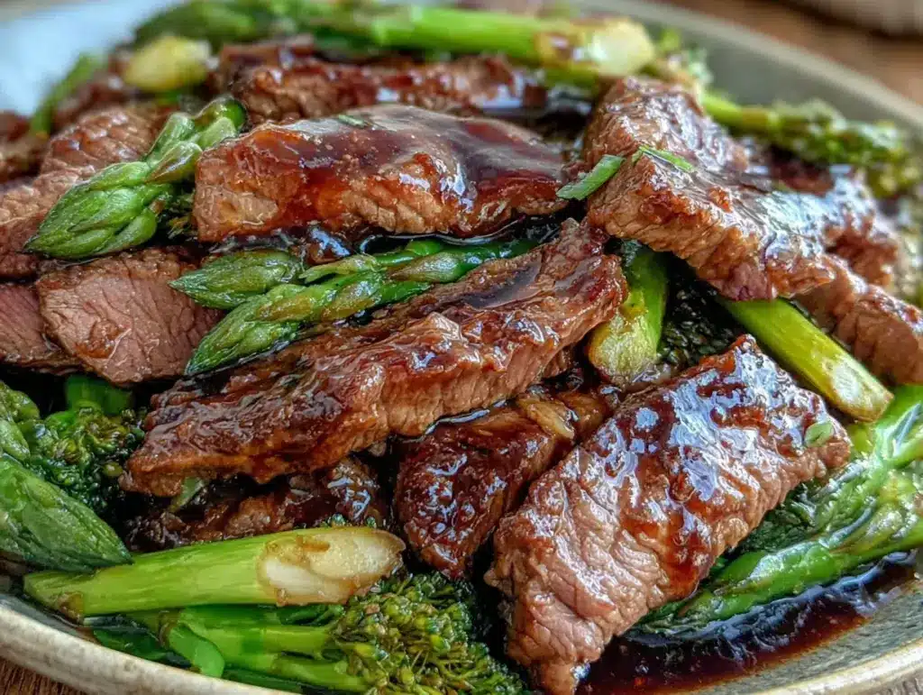 quick savory beef and broccoli - featured image