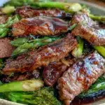 quick savory beef and broccoli - featured image