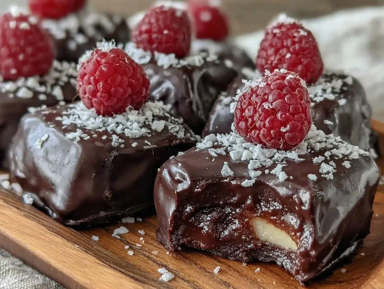 raspberry truffle bites preparation steps