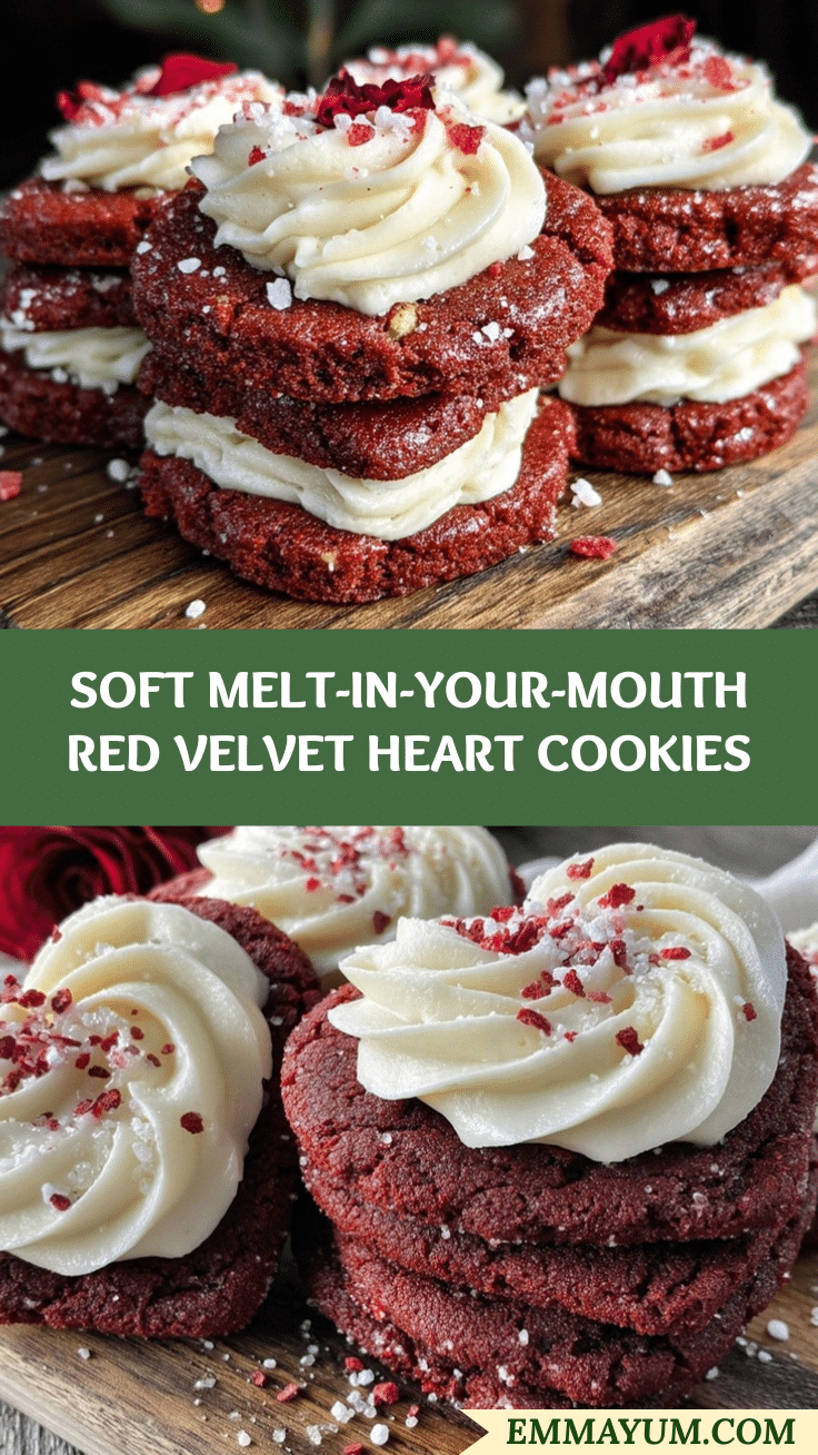 red velvet heart cookies recipe