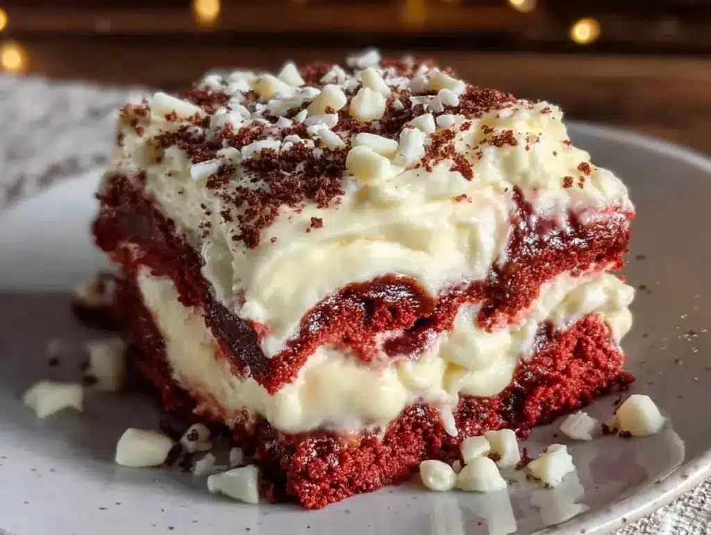 red velvet lasagna - featured image